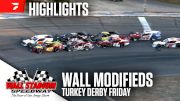 Highlights | 2025 Turkey Derby Friday at Wall Stadium Speedway