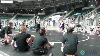 60 lbs Rr Rnd 1 - Oakley Waitkus, Team Tulsa Girls vs Laken Peterpaul, SW Girls