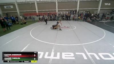 175 lbs Quarterfinal - Xander Carslon, Timpanogos vs Easton Anderson, Cyprus