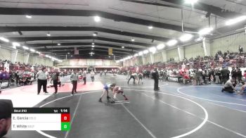 65 lbs Quarterfinal - Edgar Garcia, Colorado Outlaws vs Treagen White, Southwest Hammers
