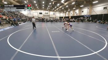 132 lbs Semis & 1st Wrestleback (8 Team) - Holden Hodges, Burwell vs Zach Frahm, Plainview