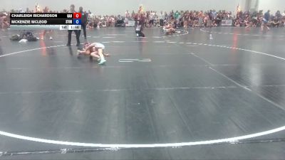85 lbs Round 6 (10 Team) - Mckenzie Mcleod, Storm vs Charleigh Richardson, Georgia United