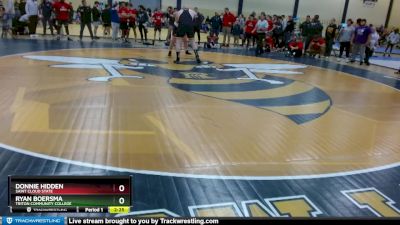 285 lbs Quarterfinal - Donnie Hidden, Saint Cloud State vs Ryan Boersma, Triton Community College