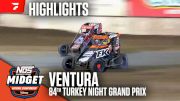 Highlights | 2025 USAC Turkey Night Grand Prix at Ventura Raceway