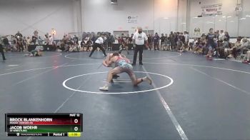 119 lbs Cons. Round 3 - Jacob Woehr, 3F Wrestling vs Brock Blankenhorn, Mount Vernon HS