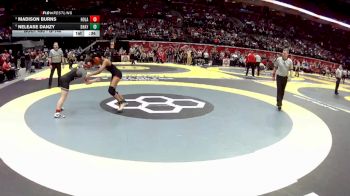 G-140 lbs 7th Place Match - Nelease Danzy, G-Del. Hayes vs Madison Burns, G-Howland