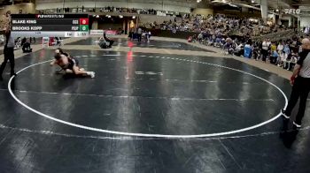 138 lbs Semis (4 Team) - Blake King, Chattanooga Christian School vs Brooks Kopp, Pope Saint John Paul II Preparatory School