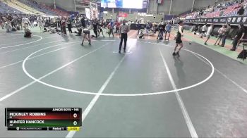 145 lbs Champ. Round 2 - Hunter Hancock, AZ vs McKinley Robbins, IA
