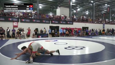 70 kg Champ. Rd Of 16 - Gavin Drexler, Bison Wrestling Club vs Cutter Sheets, Cowboy RTC