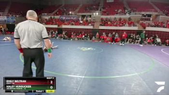 120 lbs Round 1 (16 Team) - Emily Beltran, Katy vs Haley Hunsucker, Arlington Martin