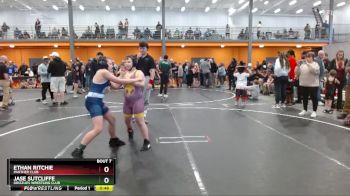 115 lbs Quarterfinal - Ethan Ritchie, Panther Club vs Jase Sutcliffe, Grizzlies Wrestling Club