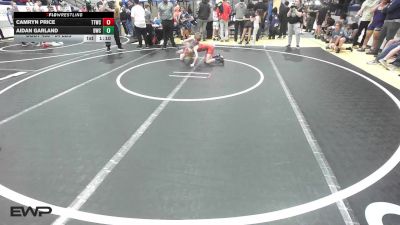 64 lbs Rr Rnd 3 - Camryn Price, Team Tulsa Wrestling Club vs Aidan Garland, Berryhill Wrestling Club