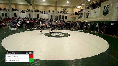 126 lbs Round Of 16 - Oliver Buckley, Cohasset vs Paul Sheehan, Marshfield