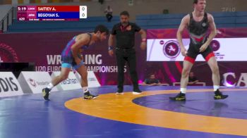 61 kg Gold - Adlan Saitiev, UWW vs Sargis Begoyan, ARM