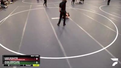 67 lbs Cons. Round 4 - Evan Breitling, No Nonsense Wrestling vs Liam Schutte, Mankato Area Youth Wrestling