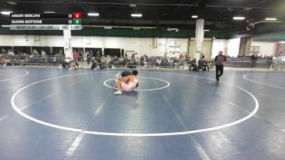 132 lbs Consi Of 128 #2 - Amari Mirlohi, SC vs Gianni Bottone, SC
