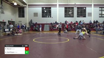 126 lbs Consi Of 8 #1 - Beau Bacon, St. Mark's School Of Texas vs Andrew Sanfilippo, St. Anthony's