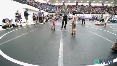 46 lbs Quarterfinal - Kyren Hiracheta, Carl Albert vs Everly Magallanes, Dumas Wrestling Club