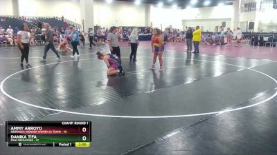 190 lbs Champ Round 1 (16 Team) - Danika Tifa, Pink Predators vs Ammy Arroyo, Nebraska Wonder Women (A Team)