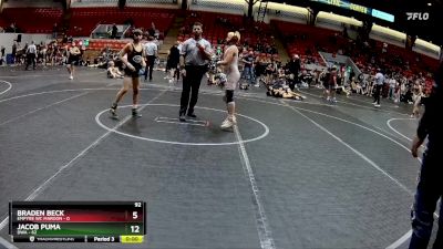 100 lbs Round 4 (8 Team) - Levi Hibbs, DWA vs Braxton Sholler, Empyre WC Maroon