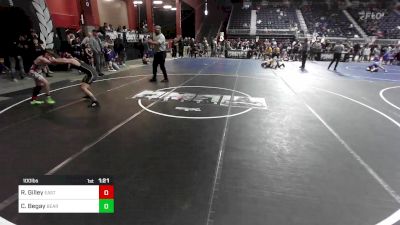 100 lbs Round Of 16 - Roland Gilley, Eastside United vs Chase Begay, Bear Creek Jr. Wrestling