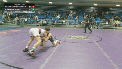 113 lbs Round Of 128 - Maximillian Shvartsman, MA vs Alexander Moody, NC
