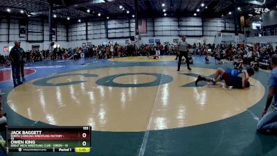 155 lbs Round 2 (6 Team) - Jack Baggett, NORTH CAROLINA WRESTLING FACTORY vs Owen King, GREAT NECK WRESTLING CLUB - GREEN