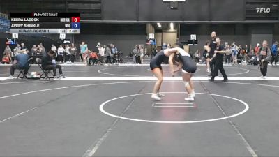 138 lbs Champ. Round 1 - Keera Lacock, Baker University vs Avery Shinkle, Wayland Baptist University