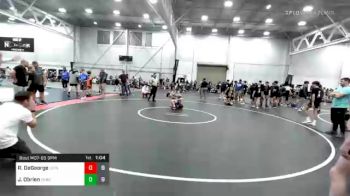 103 lbs Semifinal - Ryan DeGeorge, Jersey 74 vs Johnny Obrien, Scarlet Knights Wrestling Club