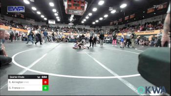 52 lbs Quarterfinal - Samuel Airington, Saints Youth Wrestling Club vs Gabriel Franco, Norman Grappling Club