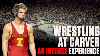 Wrestling At Carver Hawkeye Arena Is intense!