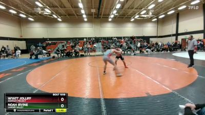 132 lbs Quarterfinal - Noah Irvine, Lander Valley vs Wyatt Jolliff, Huntley Project