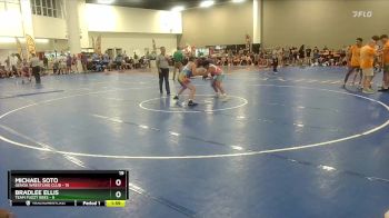 132 lbs Finals (8 Team) - Jiren Hedges, Team Fuzzy Bees vs Michael Soto, Genoa Wrestling Club