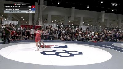 67 lbs Cons. Semis - Dimitri Alarcon, Mustang Wrestling Club vs Brandon Dean, Betterman Elite Wrestling