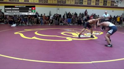 165 lbs Champ. Round 2 - David Sypnicki, Santa Rosa Junior College vs Gabriel Shaban, College Of The Redwoods