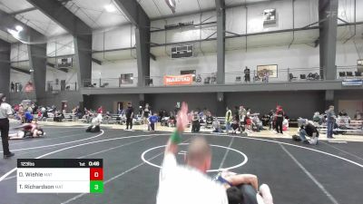 123 lbs 2nd Place - David Wiehle, Mat Demon WC vs Trevor Richardson, Mat Demon WC