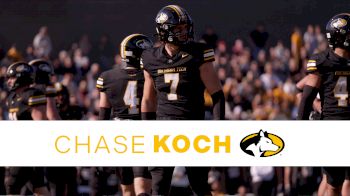 Michigan Tech's Chase Koch Led The GLIAC In Tackles, Despite Playing In A Cast
