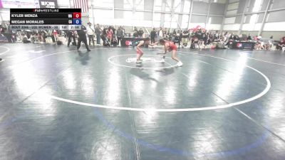 U20 Women - 50 lbs Cons. Round 2 - Kyler Menza, WA vs Megan Morales, CA