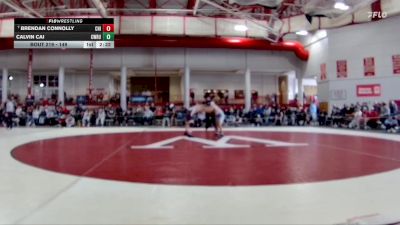 149 lbs Cons. Round 3 - Brendan Connolly, Chicago vs Calvin Cai, Case Western Reserve