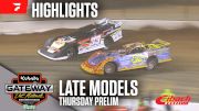 Highlights | 2025 Late Models Thursday Prelim at Kubota Gateway Dirt Nationals