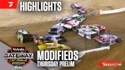 Highlights | 2025 Modifieds Thursday Prelim at Kubota Gateway Dirt Nationals