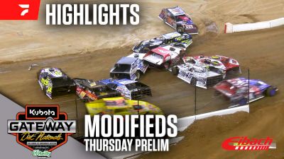 Highlights | 2025 Modifieds Thursday Prelim at Kubota Gateway Dirt Nationals