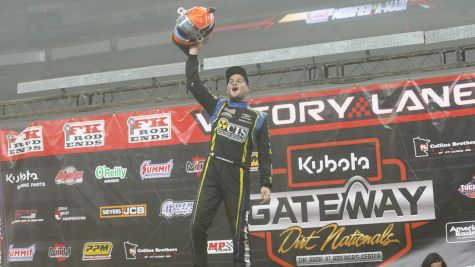 Ricky Thornton Jr. Reacts After Fourth Straight Gateway Modified Prelim Win