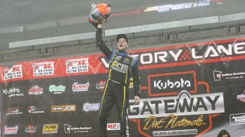 Ricky Thornton Jr. Reacts After Fourth Straight Gateway Modified Prelim Win