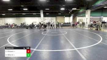 120 lbs Round Of 16 - Cameron Stinson, NC vs Antonio Mills III, GA