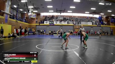 106/113 1st Place Match - Anthony(Tony) Drage, Olympus vs Tate Allred, Olympus