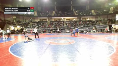 85-87.4 lbs Rr Rnd 4 - Sascha Trujillo, The Storm Wrestling Center vs Addisyn Elliott, Alpha Wrestling Club