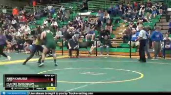 190 lbs Champ. Round 1 - HUNTER HUTCHESON, MADISON COMPREHENSIVE (Mansfield) vs Aiden Carlisle, SOLON
