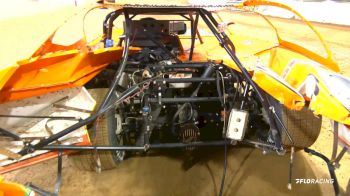 Mike Marlar Backs Into Wall Hard During Gateway Dirt Nationals Qualifying