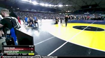 48-49 lbs Semifinal - Olivia Ulloa, Takedown Express Wrestling Club vs Kingston McAfee, Cruiser Wrestling Club